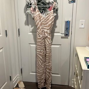 HM Zebra Print Jumpsuit